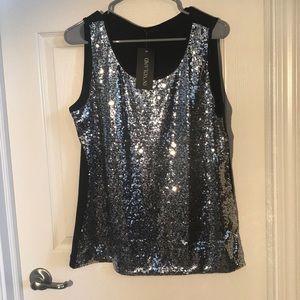 Sleeveless Sequin Top